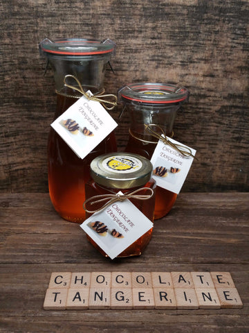 Chocolate Tangerine Infused Honey