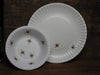 White Honeybee Melamine Plates (Sold in a Set of 4)