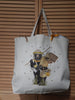 Bee Keeper Bear Tote Bag (Large)